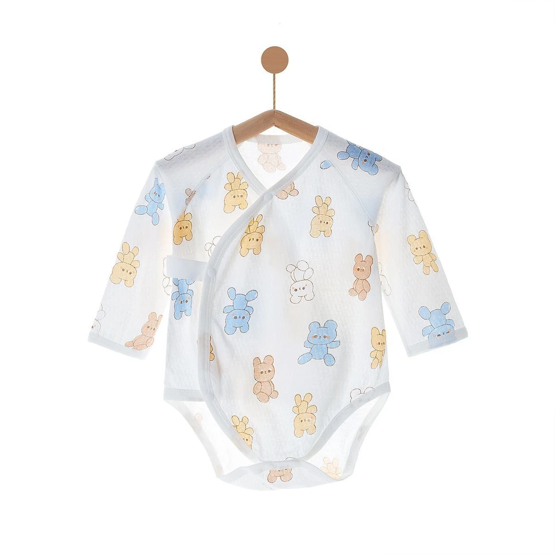 婴儿包屁衣夏季宝宝连体衣短袖三角哈衣新生儿薄款童装