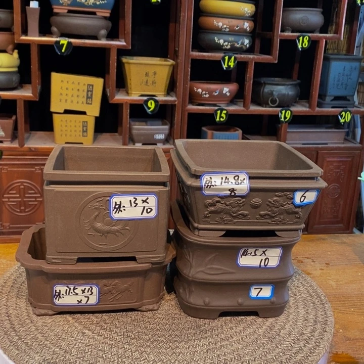 紫砂花盆紫砂花盆