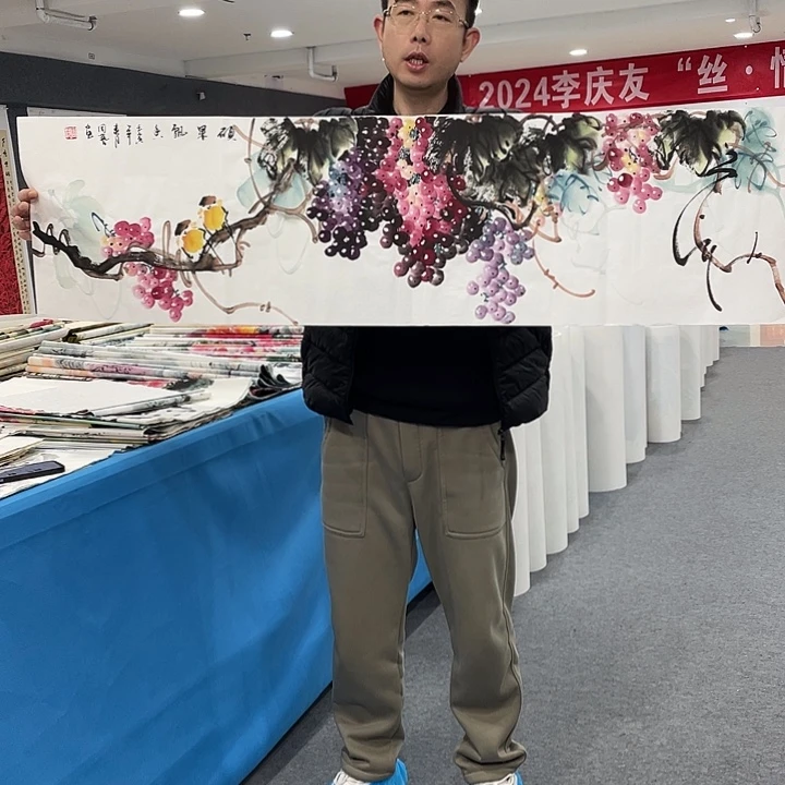 国画今天早上国画作品展示