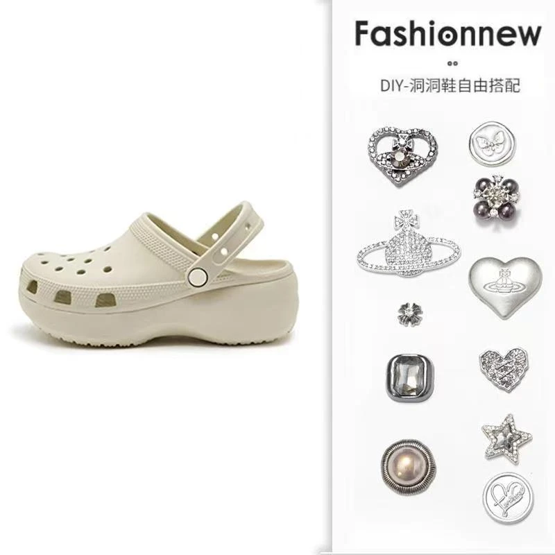 【云朵】大牌同款洞洞鞋女新款外穿时尚防滑休闲百搭云朵洞洞鞋女款