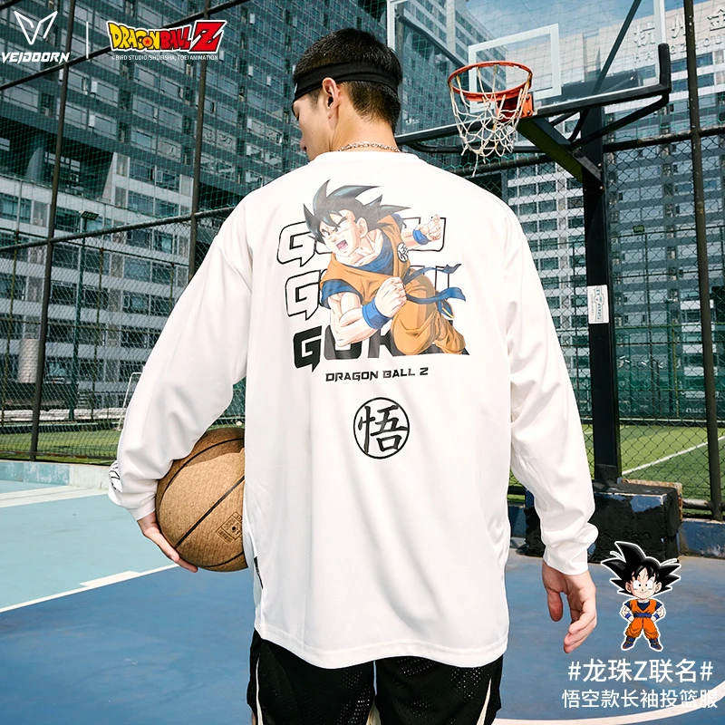 【当季新品】维动龙珠款投篮服长袖运动宽松印花圆领潮流