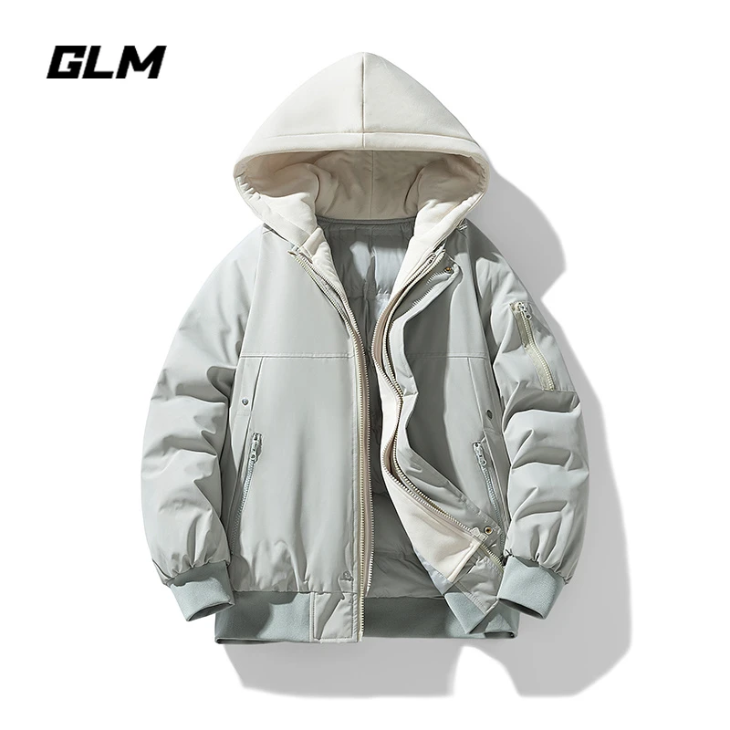 GLM2025秋冬季新款棉衣外套男女潮牌美式青少年男款宽松休闲外套