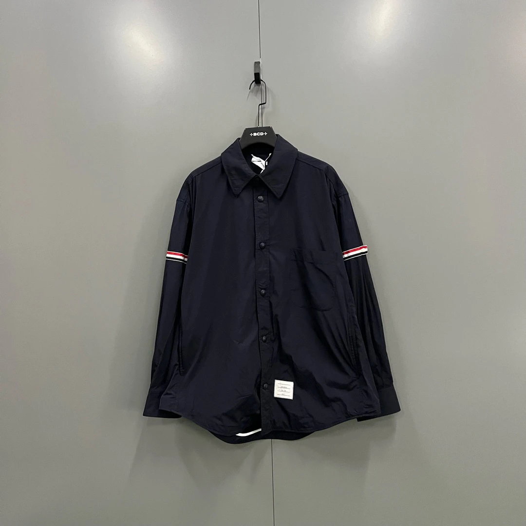 95新 THOMBROWNE c611 藏青色臂标外套3码/95新011538