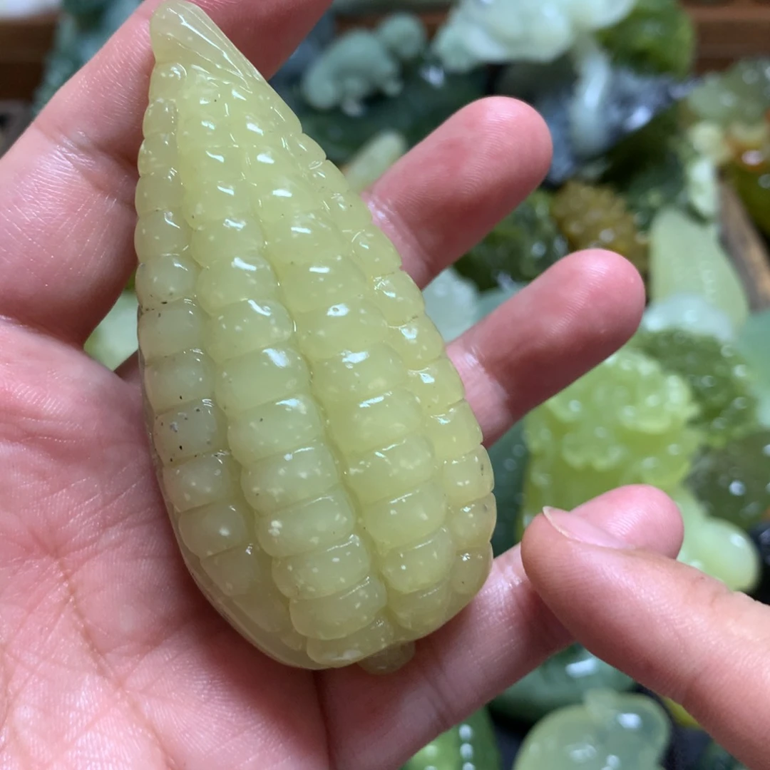 岫玉手把未镶嵌手把