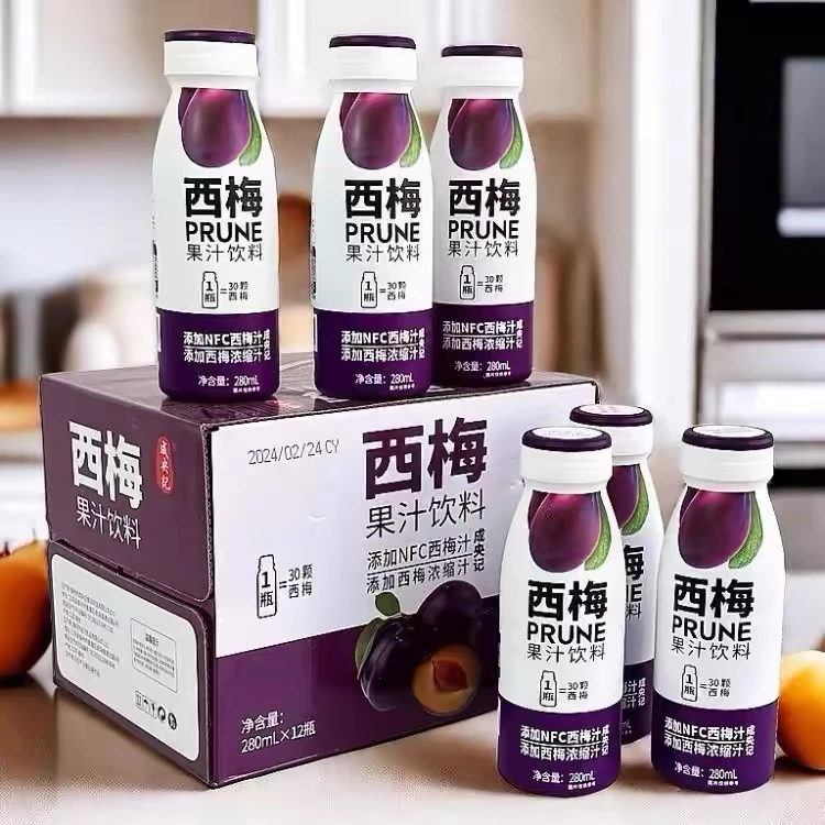 成央记西梅果汁饮料280ml含NFC果蔬汁果汁饮品整箱西梅汁