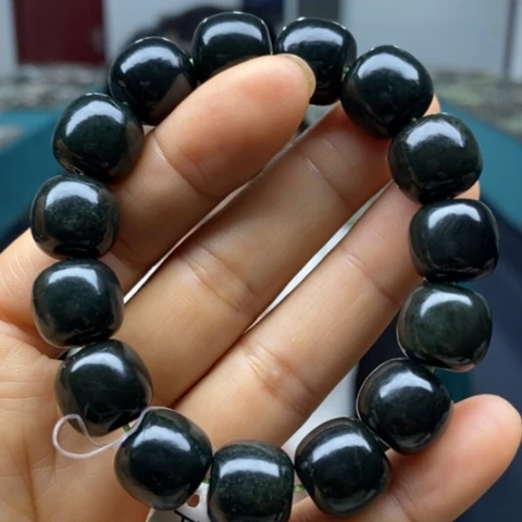 和田玉未镶嵌手链14福