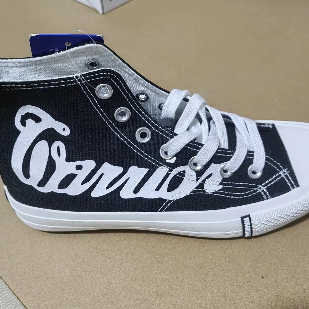 潮流工地搬砖男鞋学院风休闲薄款潮鞋运动鞋帆布鞋经典高帮学生