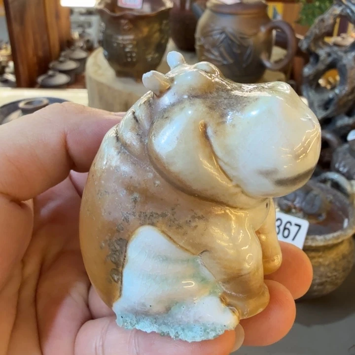 摆件柴烧福利心哦多多