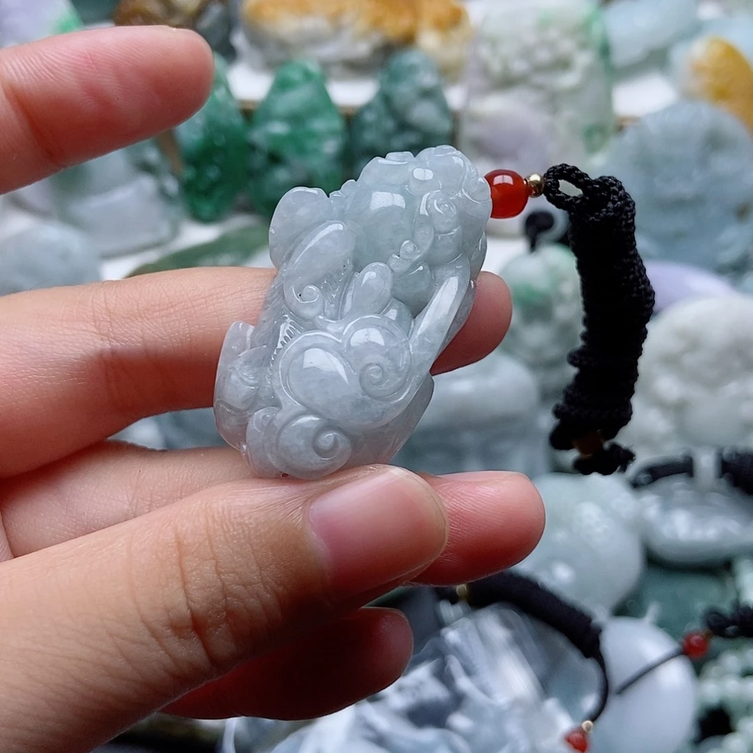 翡翠未镶嵌吊坠(不含链)1