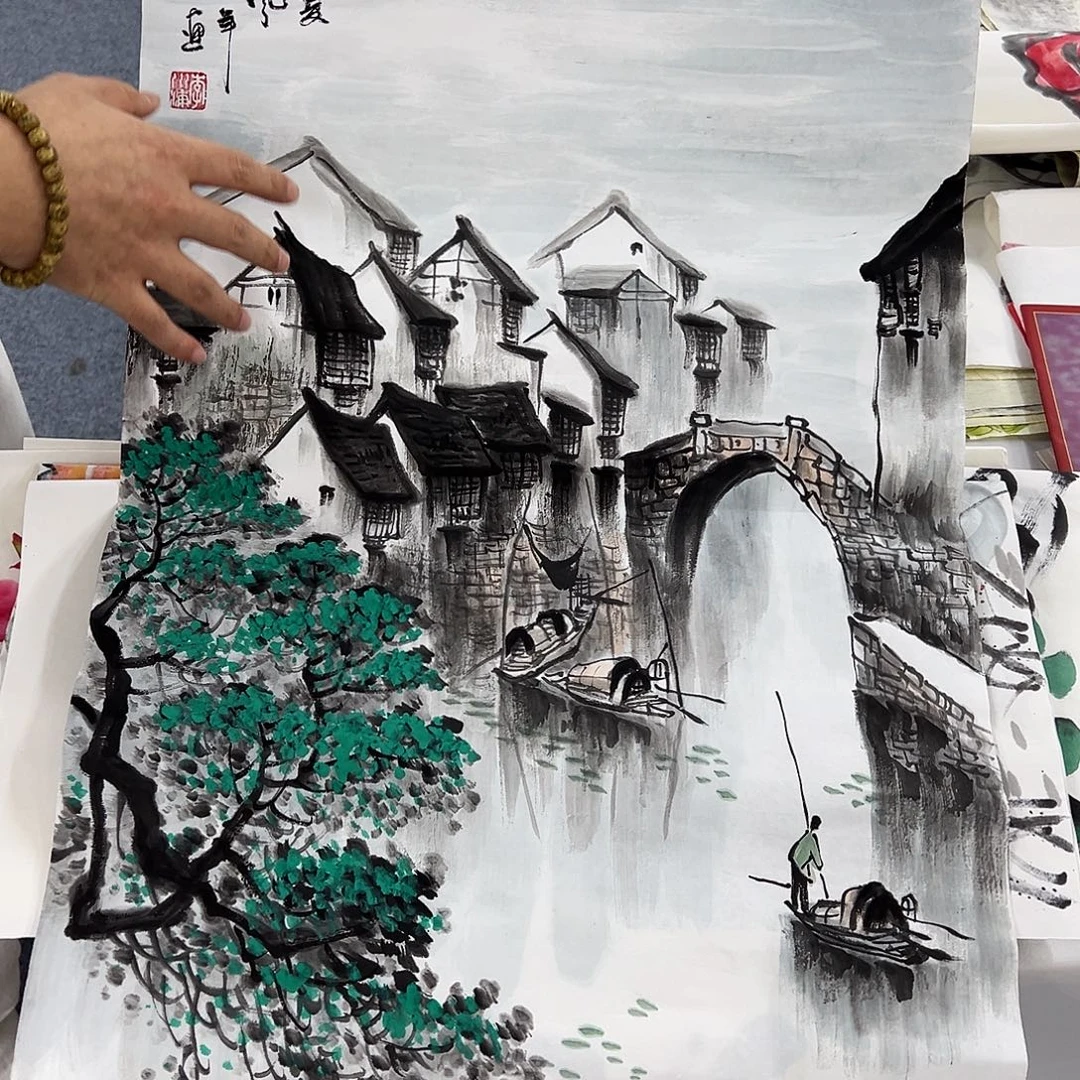 国画纯手绘作品欣赏