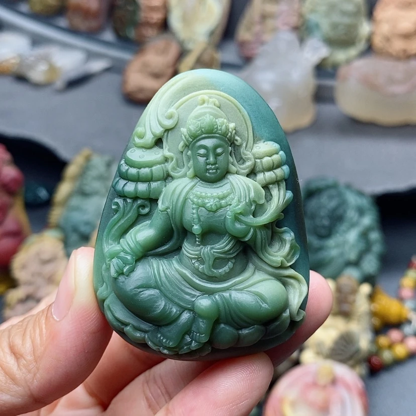 【闪购商品】未镶嵌定制石英质玉吊坠