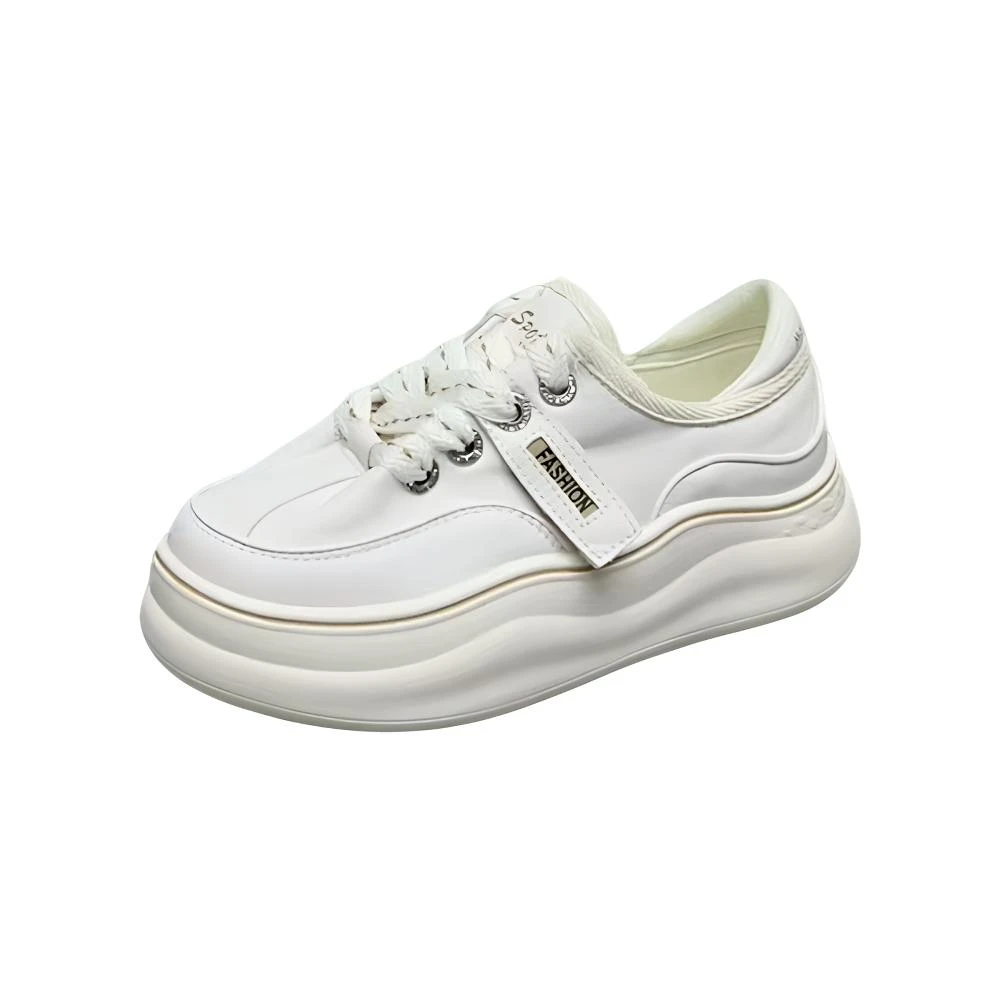 南6123  790真皮厚底小白鞋 （标准尺码）