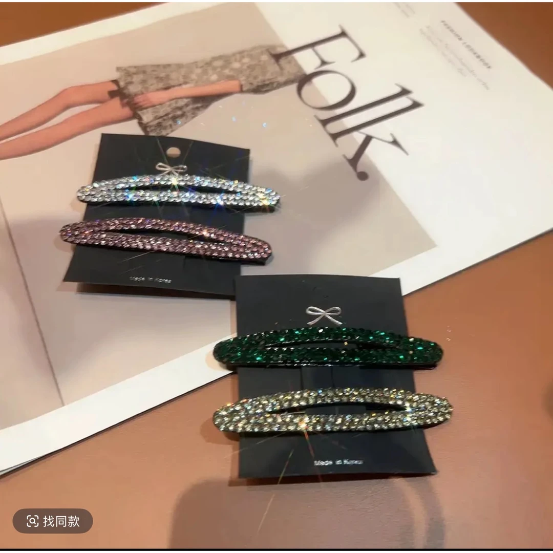 韩国东大门ins碎发bb夹韩版气质刘海夹掰掰夹头饰发饰