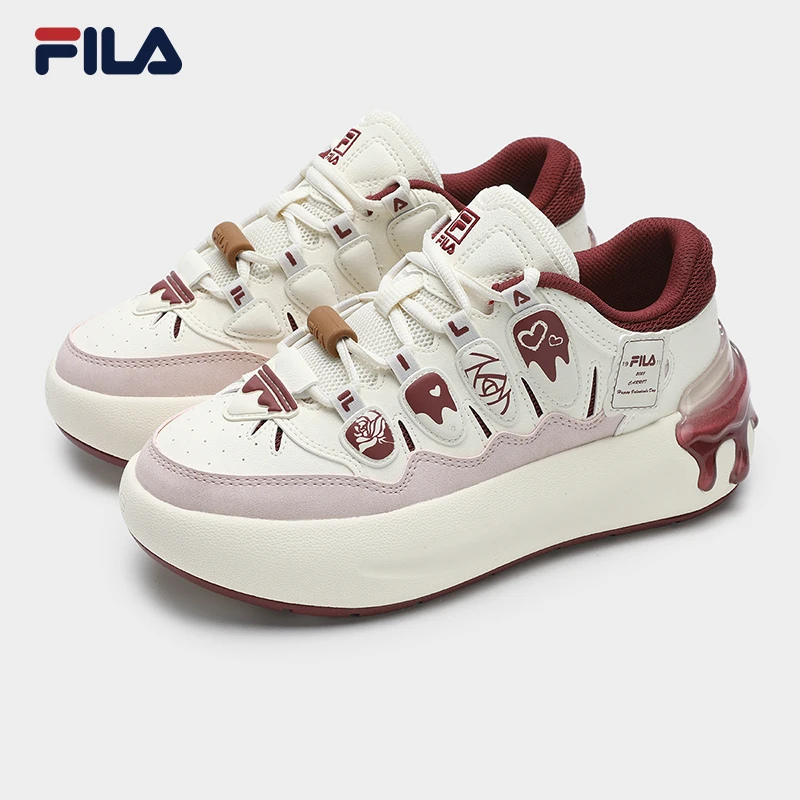 Fila/斐乐情人节限定女士休闲百搭户外运动百搭萝卜鞋F12W512143F