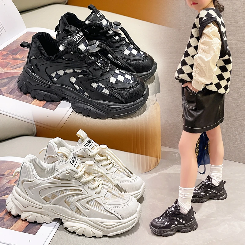 童鞋2025年儿童运动鞋阿甘鞋春秋季女童跑步鞋休闲女童德训鞋2298