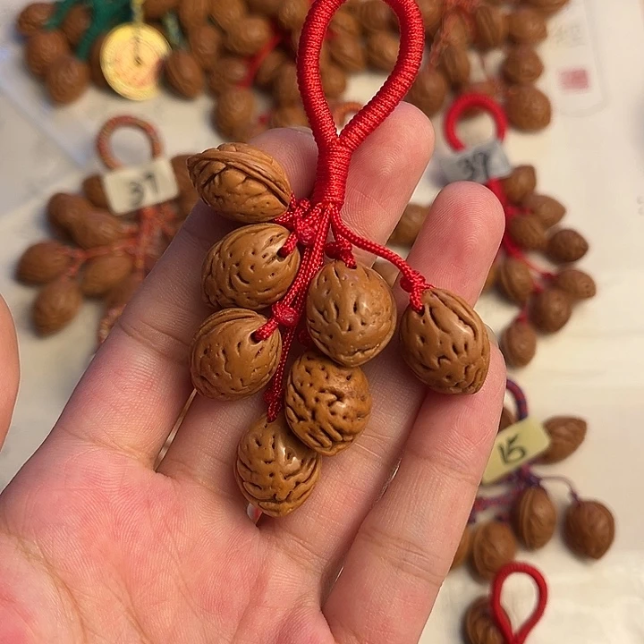 桃枭挂件7颗一串，