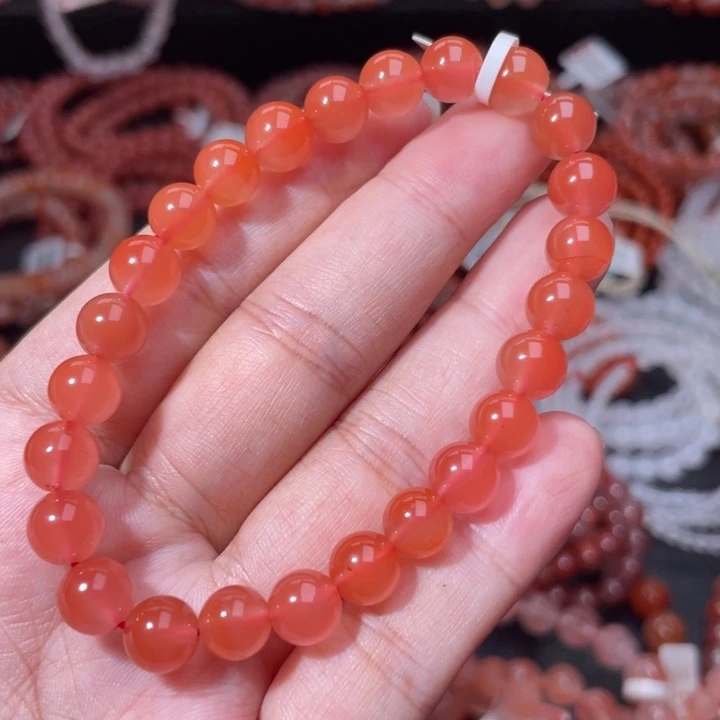 南红玛瑙未镶嵌7.5m+（1091）