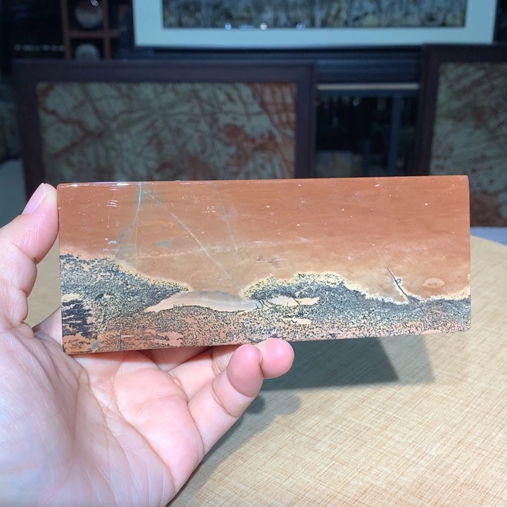 ，广西国画石摆件，收藏观赏