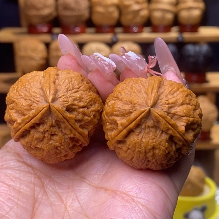 文玩核桃把件铁锤三棱25号36尺筋没到底福利