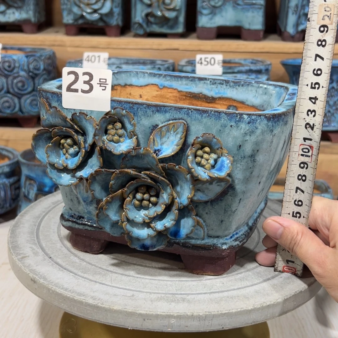 尚雅陶坊多肉花盆，内口18×17