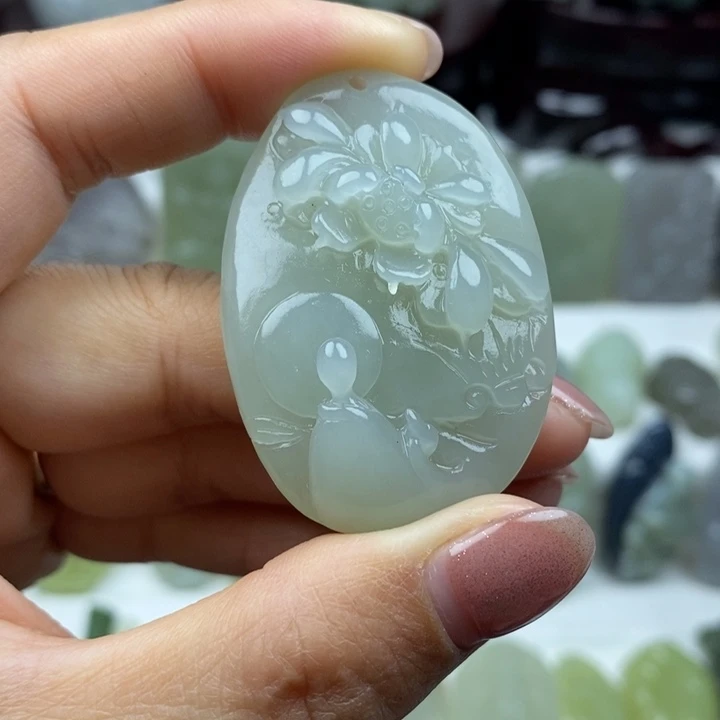 和田玉未镶嵌颈饰29