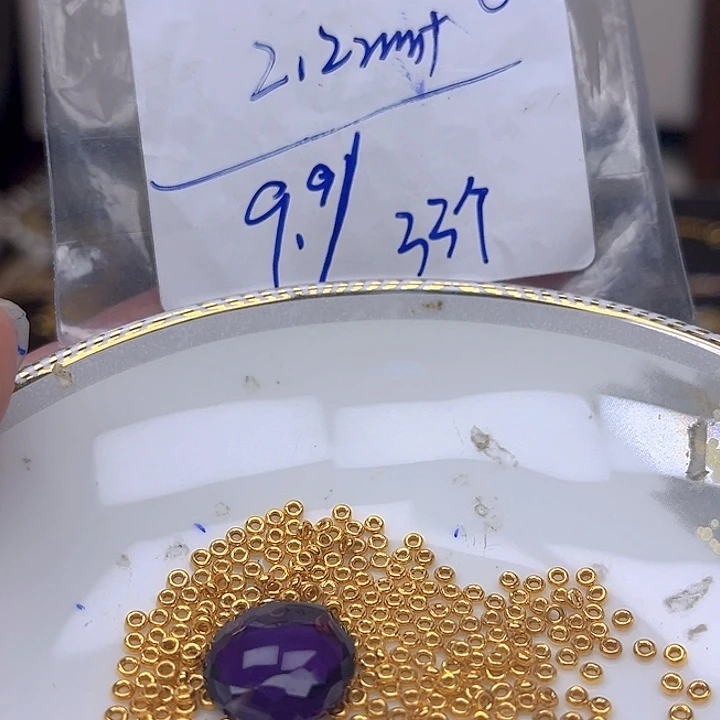 银S925镶嵌颈饰紫晶紫晶925镶嵌116