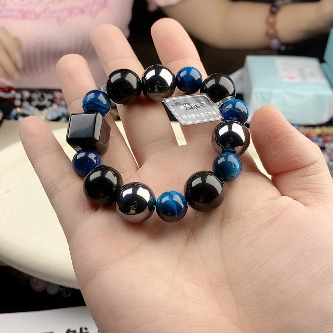 银S925镀金镶嵌手链水晶
