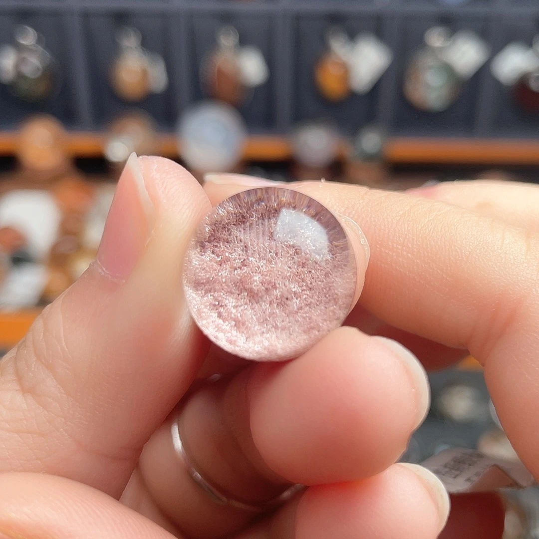 水晶戒指银S925镶嵌用****2