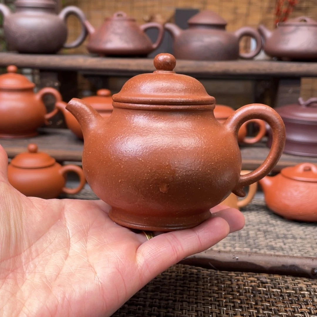 紫砂茶壶宜兴原矿紫砂手工制200