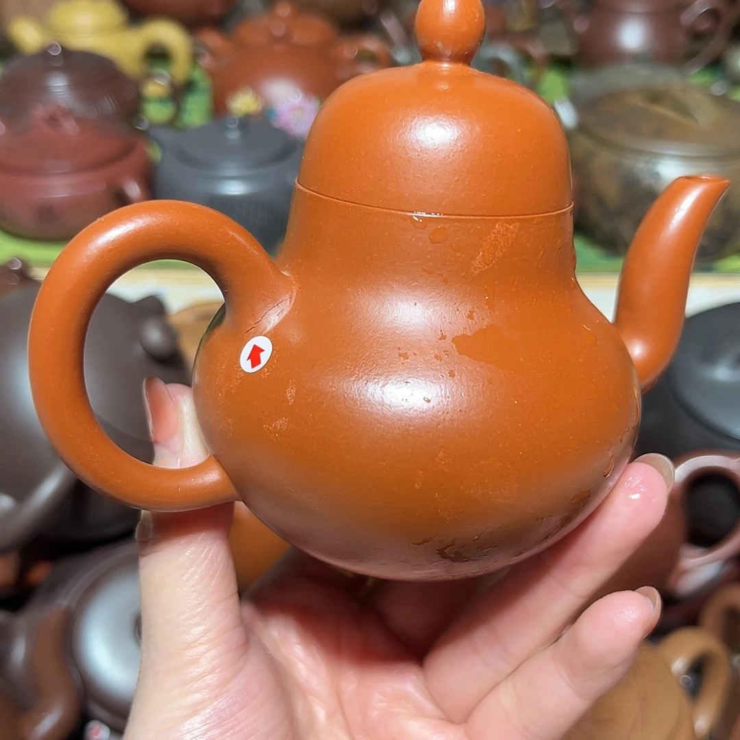 茶壶紫砂把裂一点150