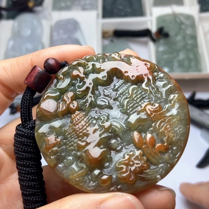 翡翠未镶嵌颈饰翡翠