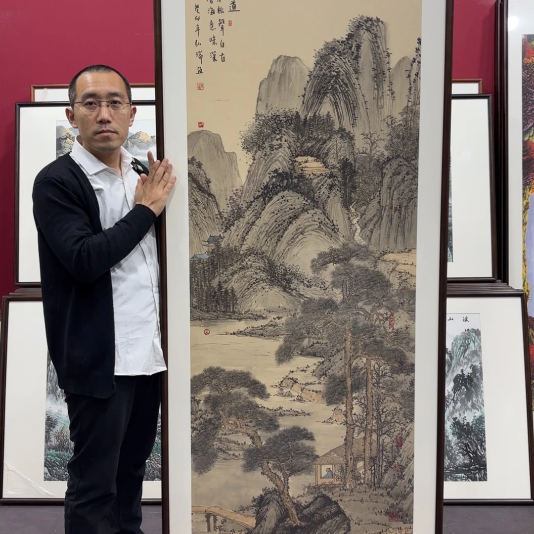 国画手绘作品210/80