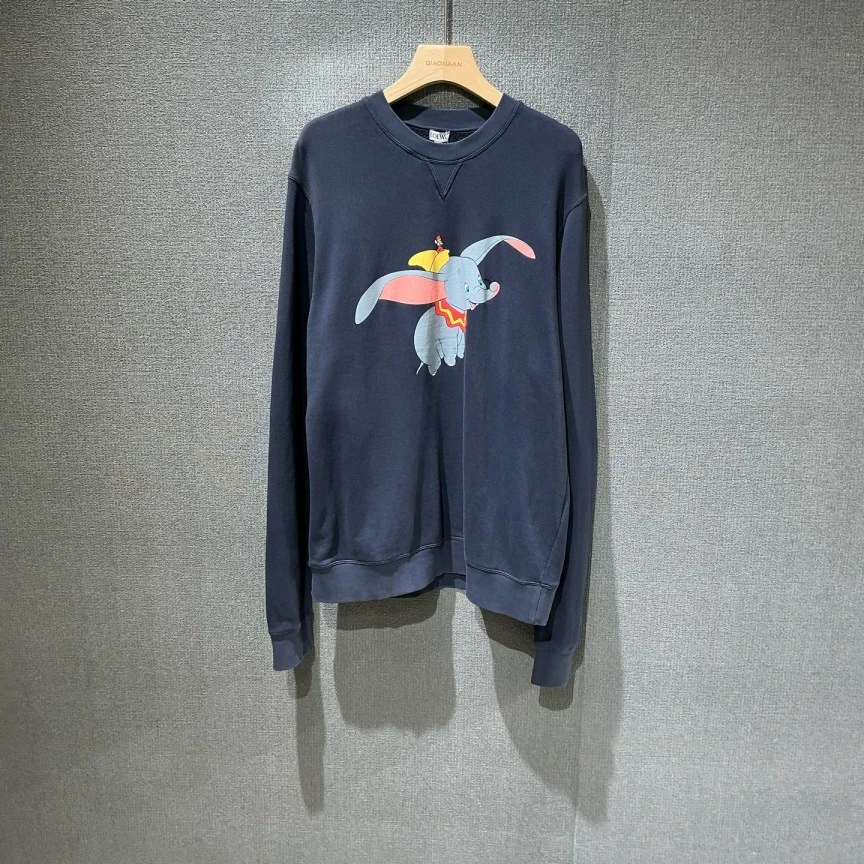 99新 LOEWE/罗意威 （pm）小飞象印花圆领卫衣 L码/1186