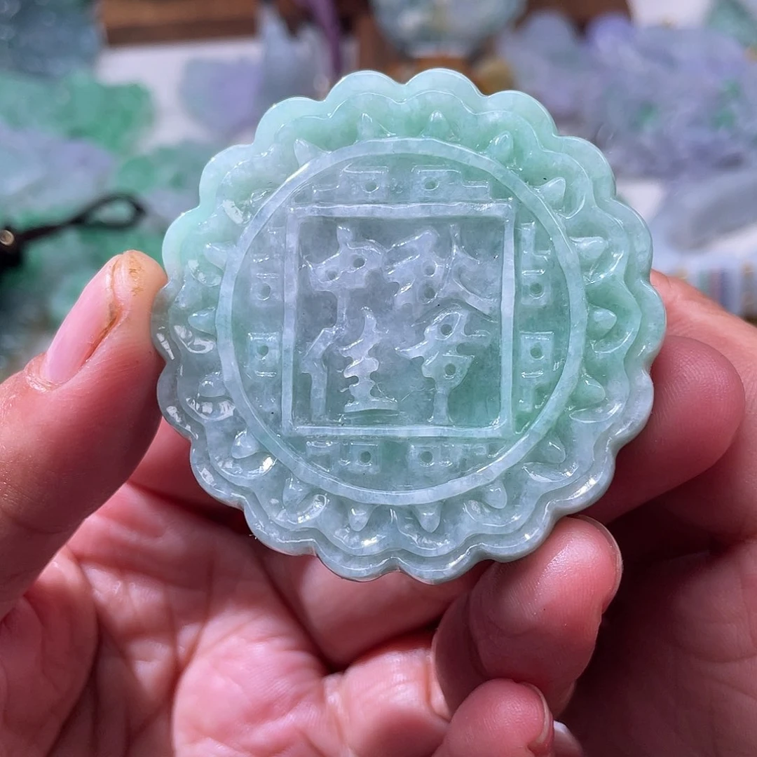 颈饰未镶嵌翡翠翡玉缘翡翠