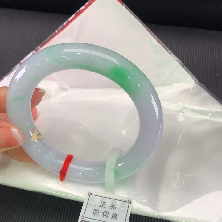未镶嵌手镯翡翠圆条56.5