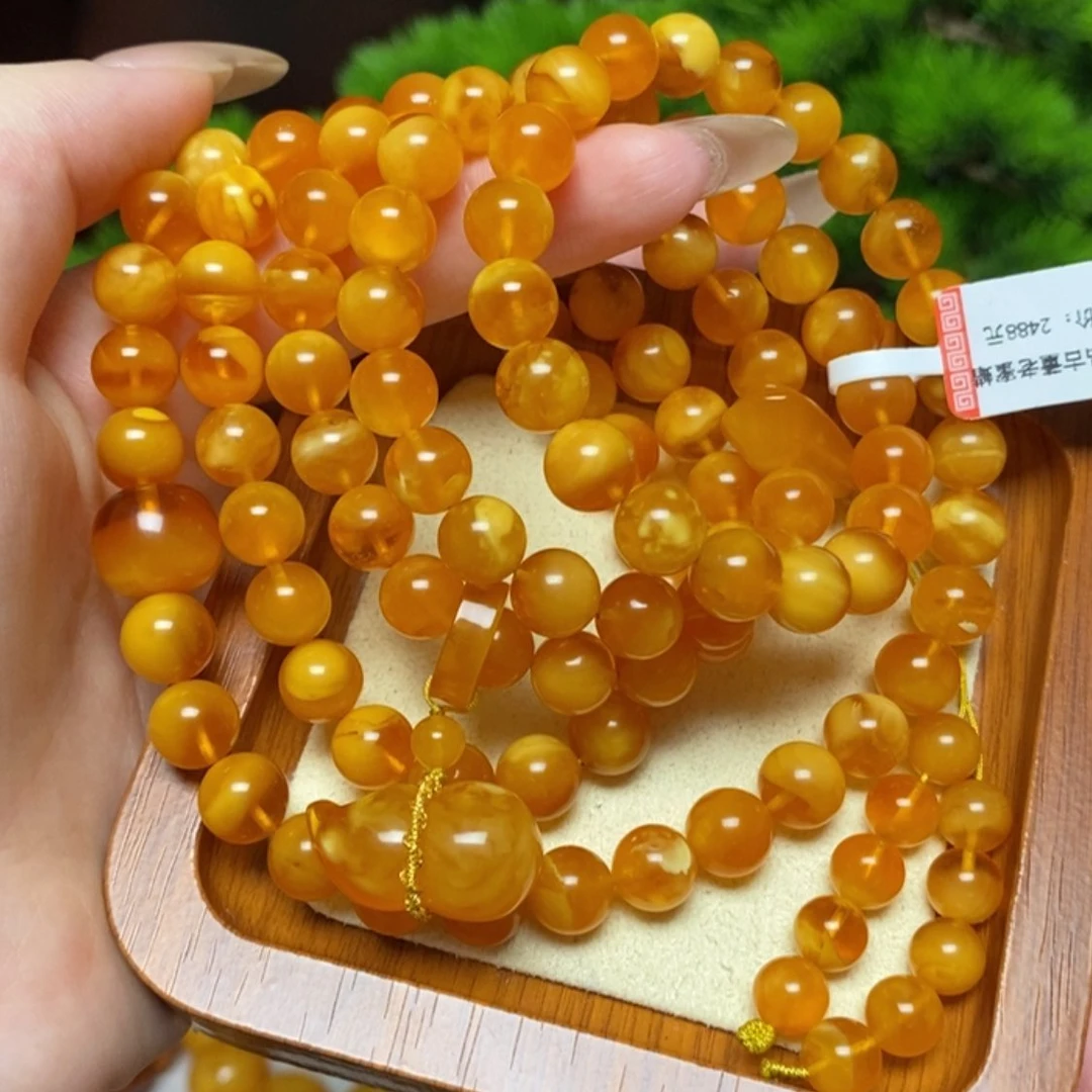 【闪购商品】未镶嵌蜜蜡手链手串