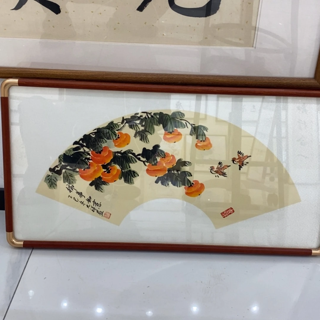 书法老师手绘37✖️72cm带框包邮