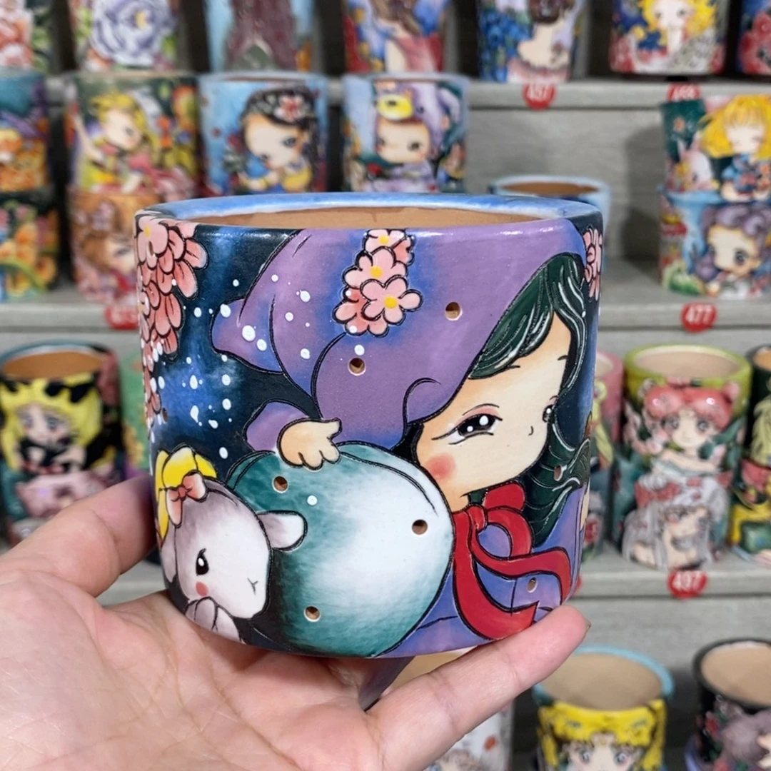景德镇精品沐雨美盆8.5/9