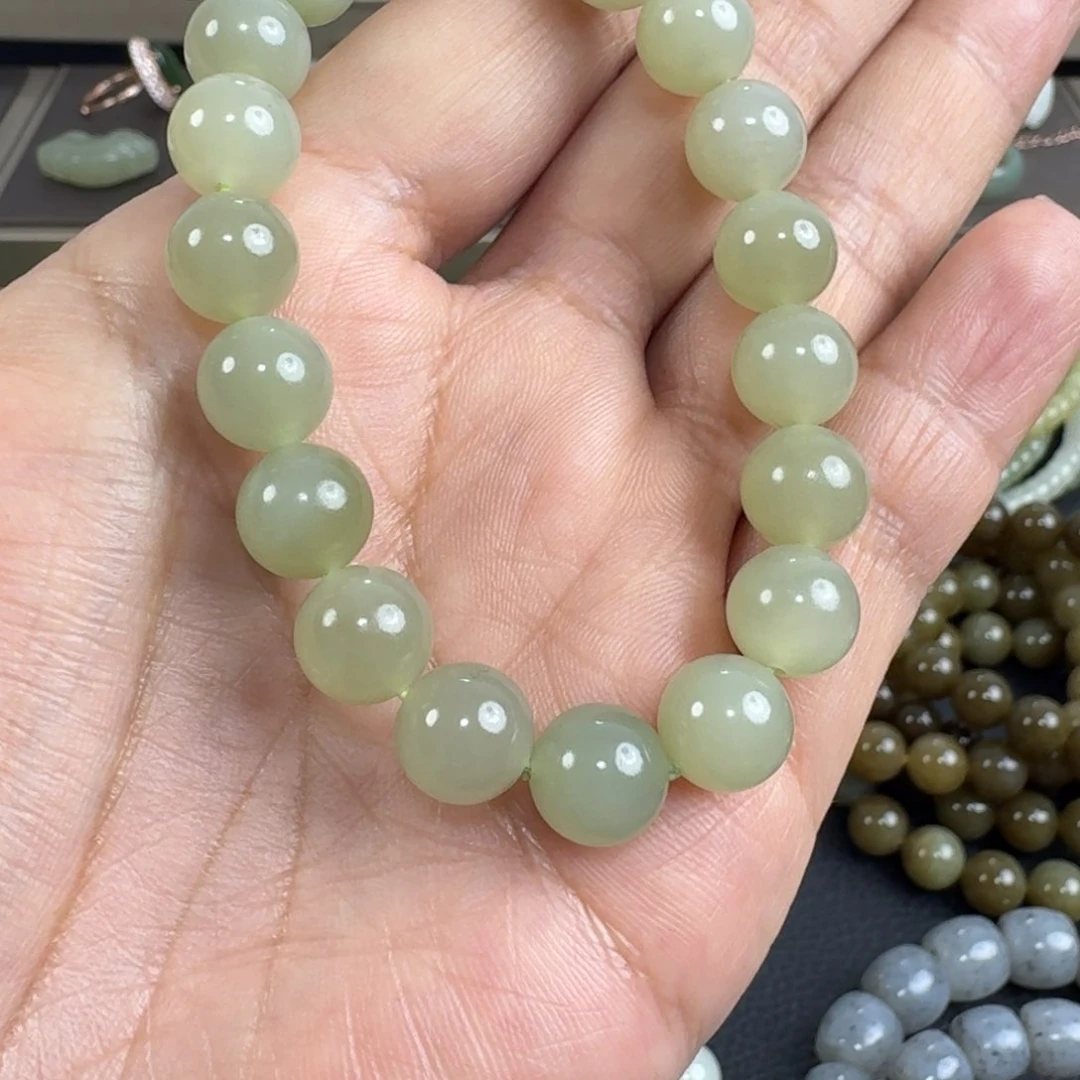 未镶嵌手串和田玉然