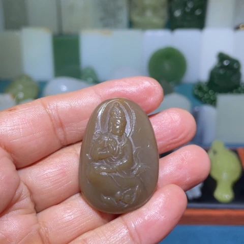 未镶嵌和田玉挂件