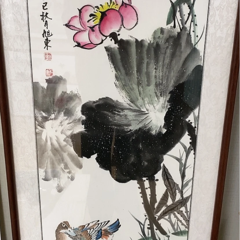 【闪购商品】国画手绘国画带框138.45