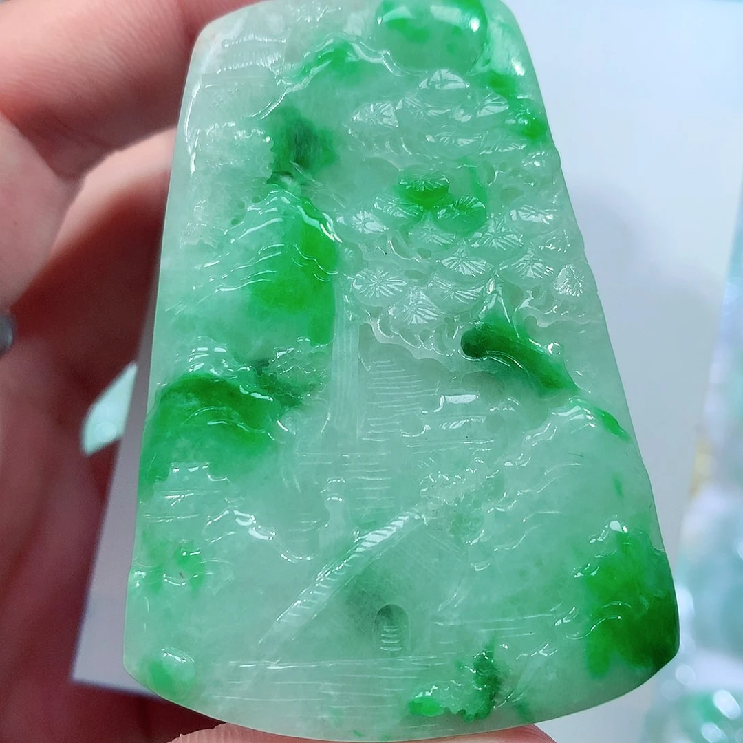 翡翠未镶嵌颈饰缅甸翡翠
