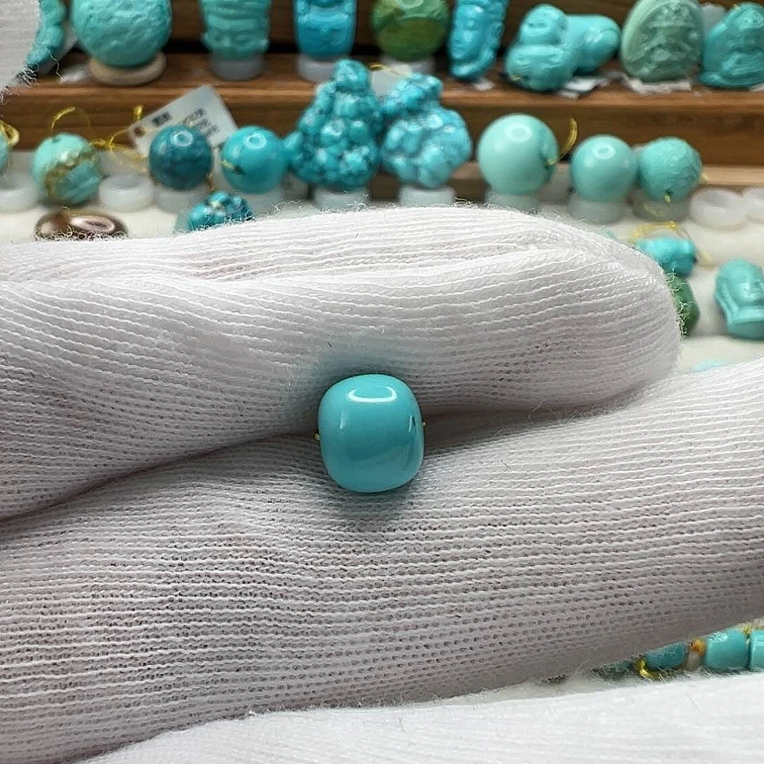 绿松石老型珠未镶嵌