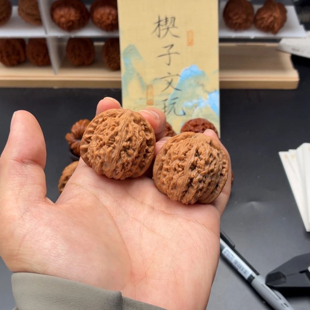 文玩核桃把件核老闷40全品无修