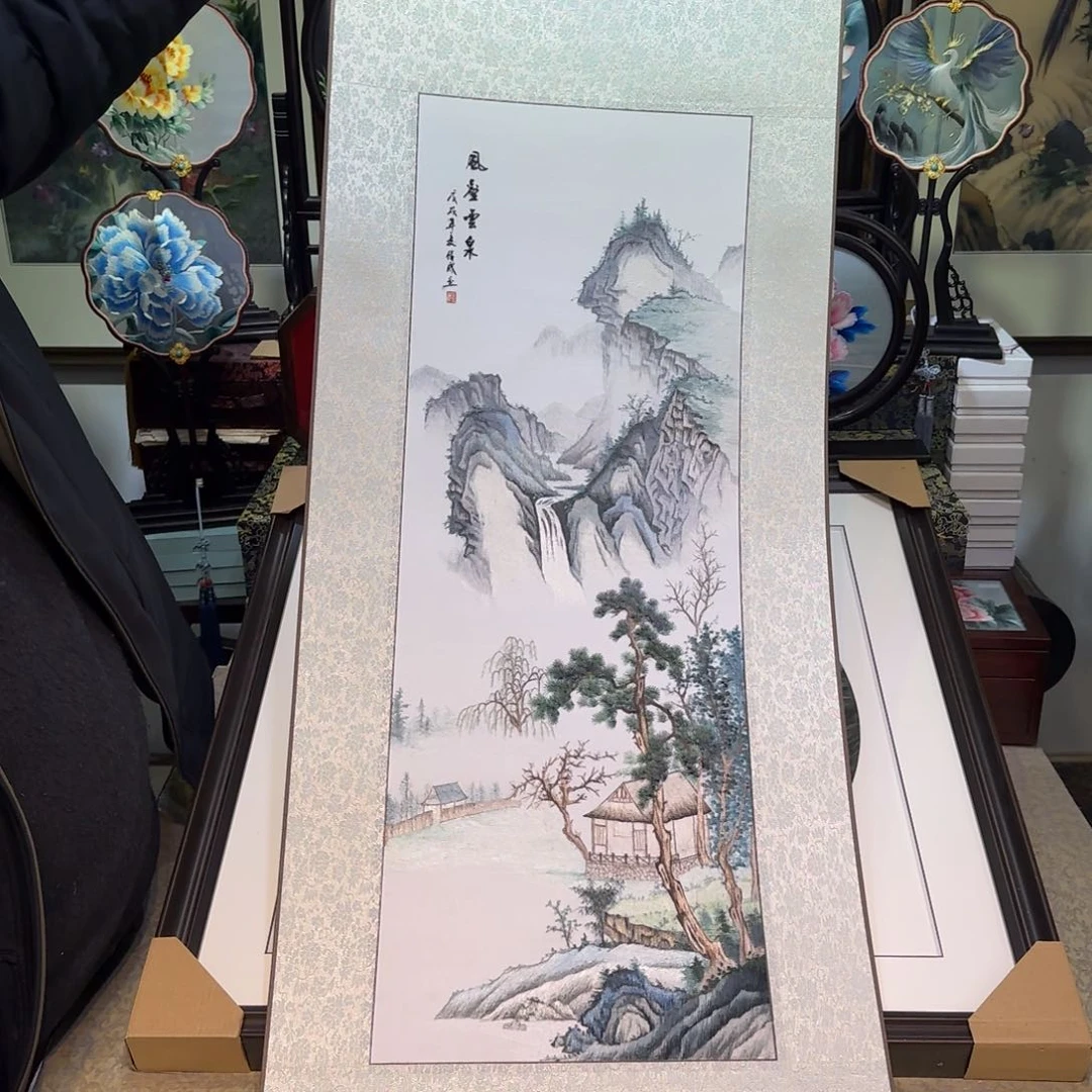 刺绣刺绣工艺精湛