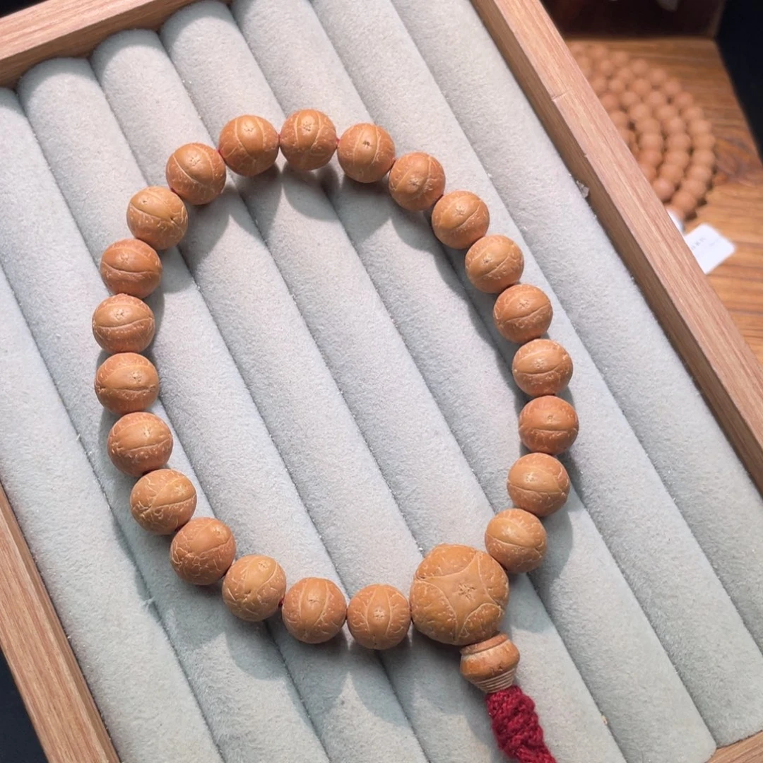 凤眼菩提手串05F5黄金瞳大眼萌玉化皮11.6-11.8
