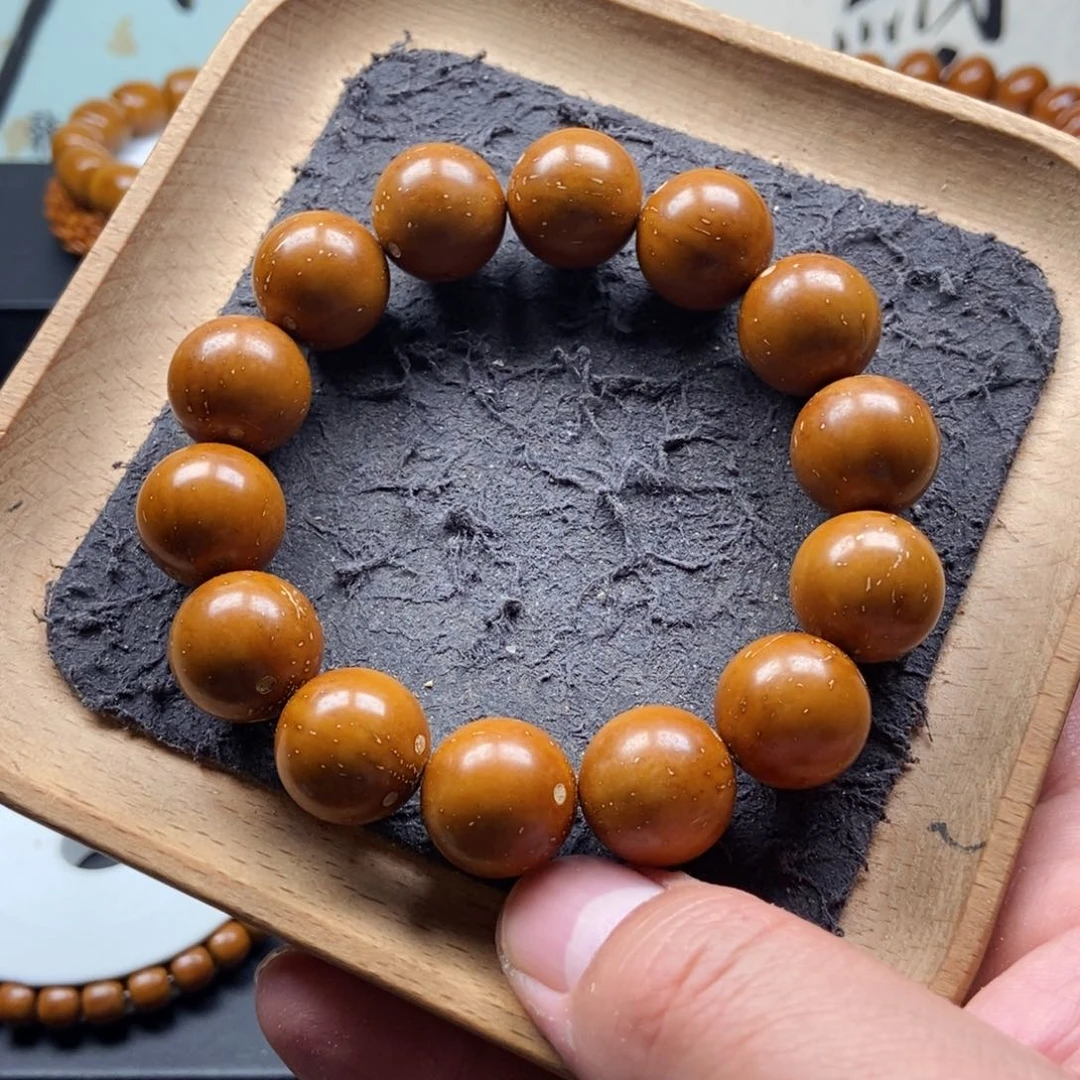 紫金鼠手串16.5mm黄金甲光洙