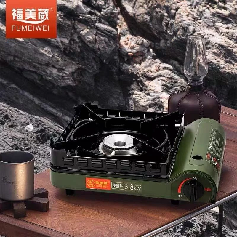 卡式炉不锈钢红外线猛火炉户外便携式露营火锅燃气防风新款卡磁炉