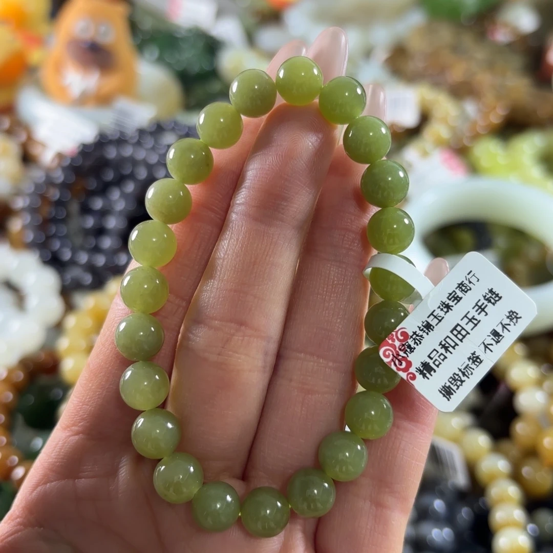 和田玉未镶嵌手串21