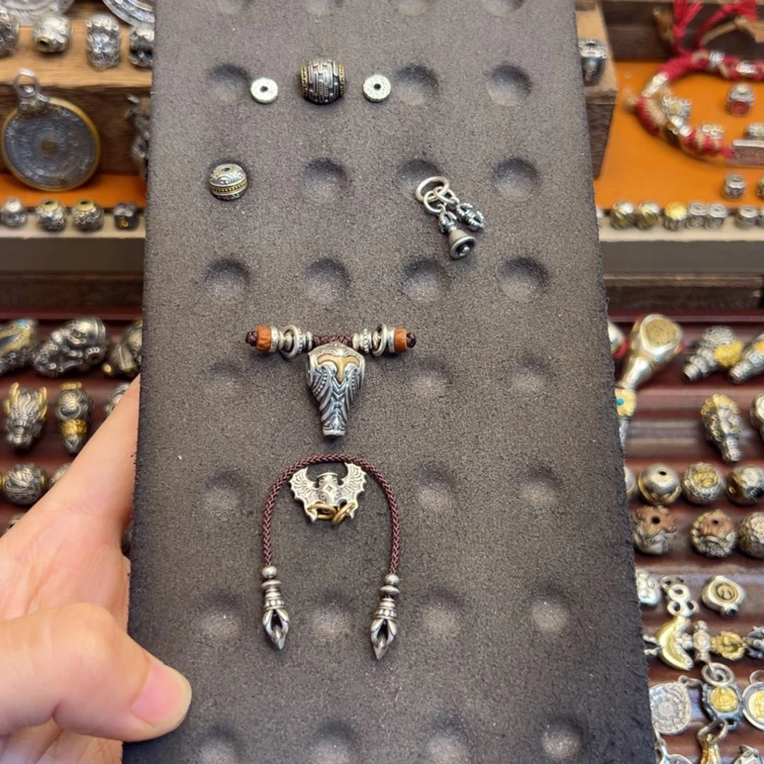 玻璃足银搭配示范